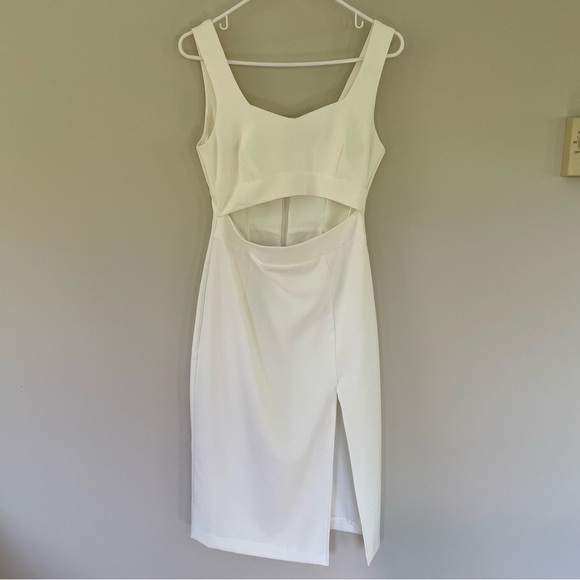 Lulus Under My Spell White Cutout Sleeveless Midi Dress - Picture 2 of 9